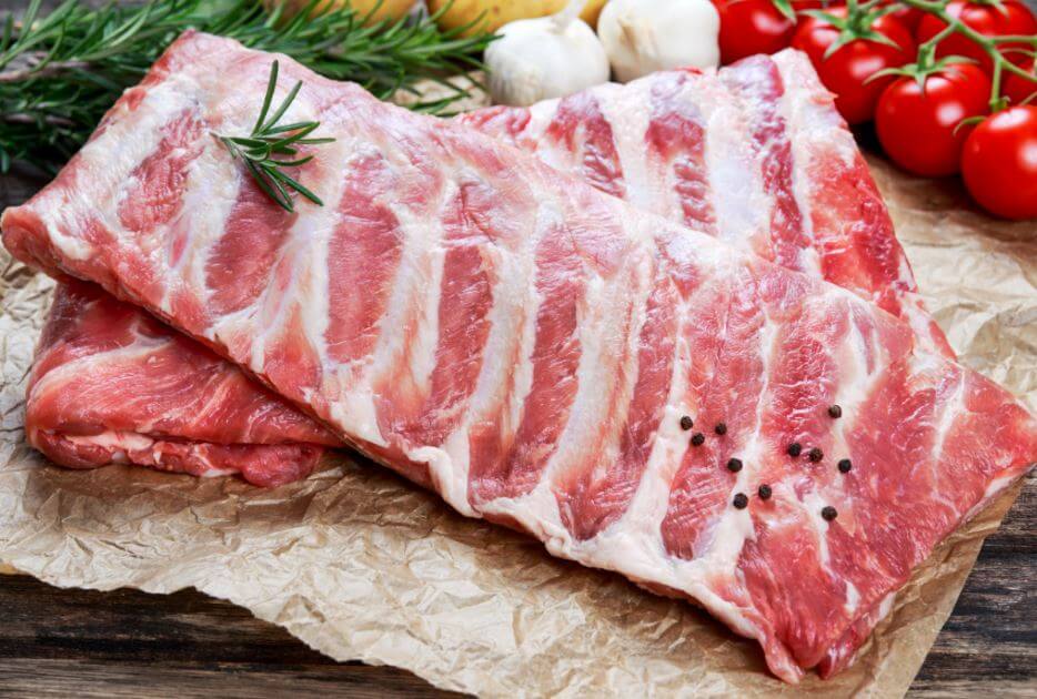 Ingredientes para receta de costillas guisadas