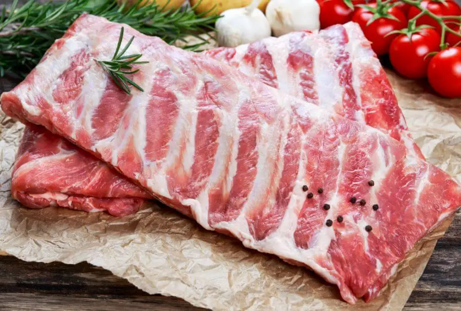 Ingredientes para receta de costillas guisadas