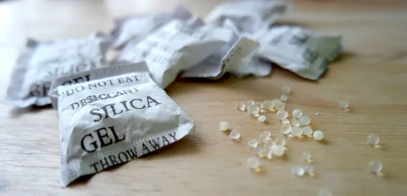 bolsitas de gel de sílice