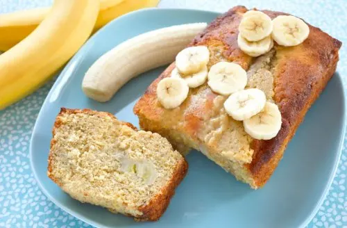 Torta de plátanos y avena sin harina y sin azúcar