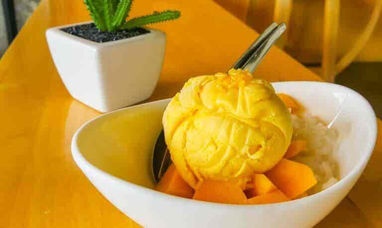 Deliciosa receta de helados de mango biche