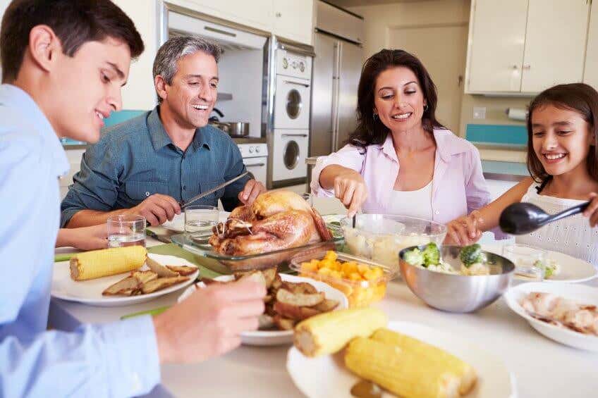 Importancia de comer en familia