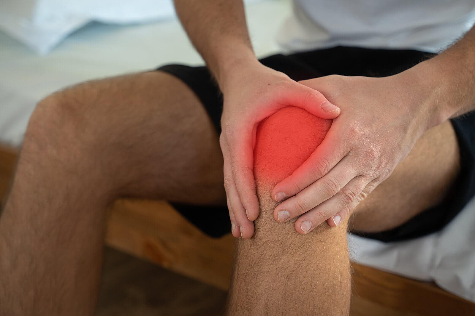 Rotura del ligamento cruzado anterior.