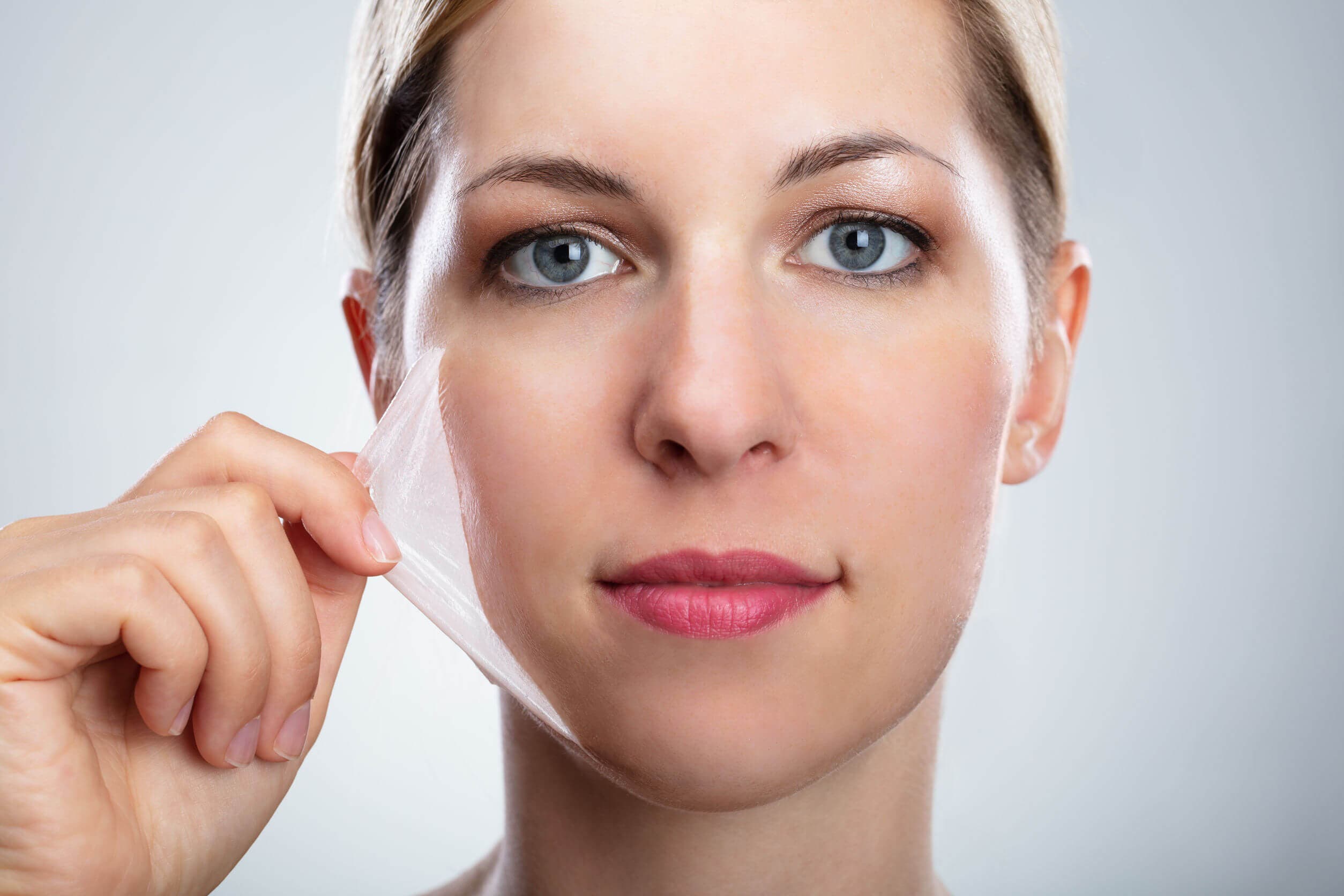 Concepto del peeling.