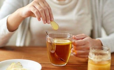 Receta para preparar shot de jengibre