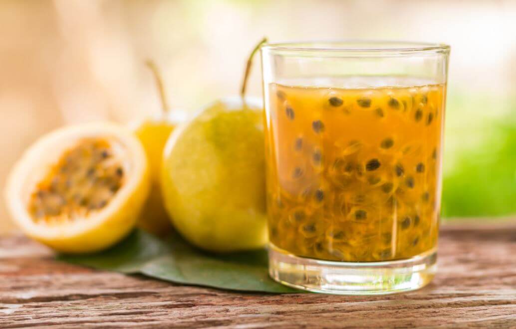 Postre de maracuyá.
