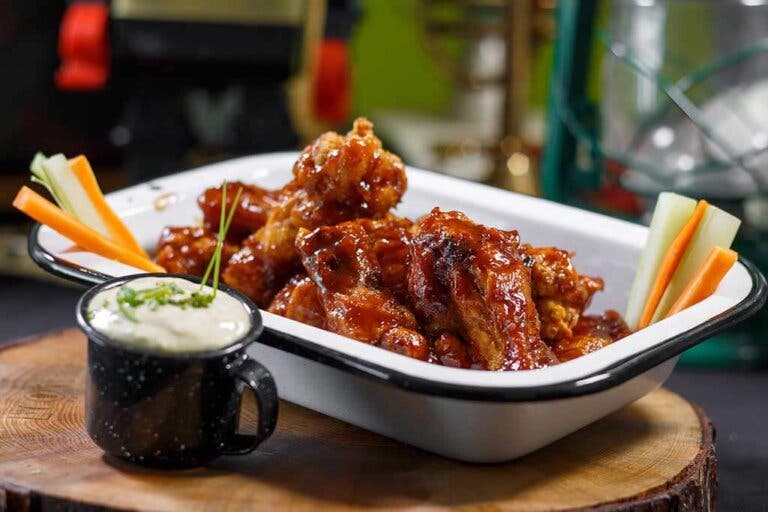 Receta de alitas en salsa BBQ