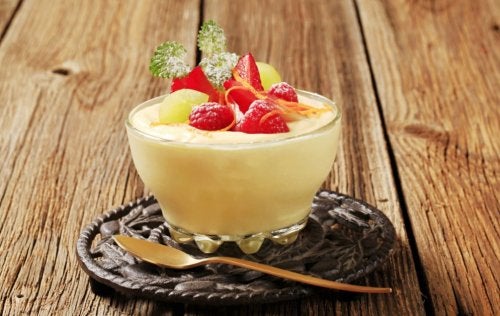 Prepara un delicioso pudín de frutas