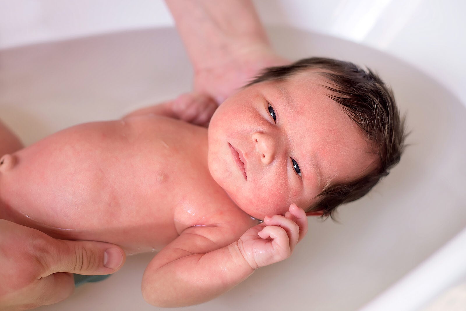 Baño del recién nacido.