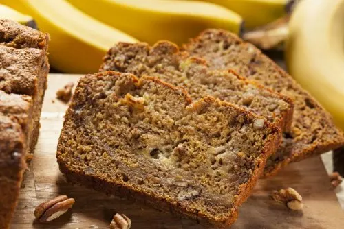 Bizcocho. de plátano y avena.