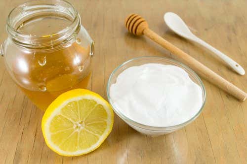 bicarbonato, miel y limón