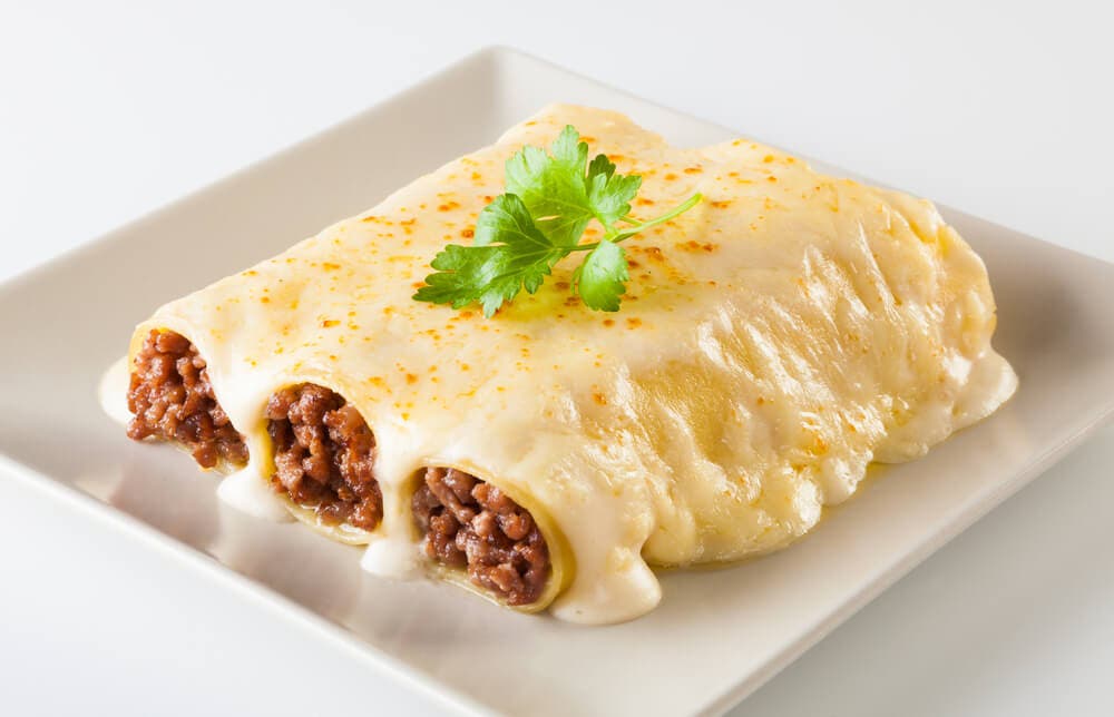 Cómo preparar canelones de pollo