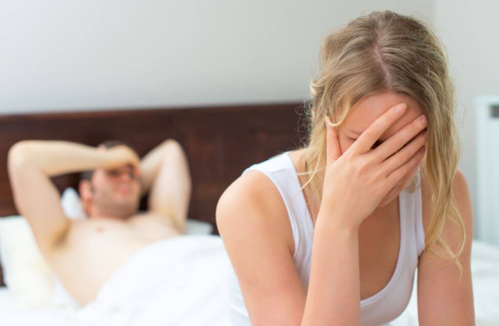 Une douleur au niveau du vagin pendant les rapports sexuels indique une altération. 