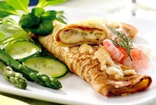 Smakfulla crepes.