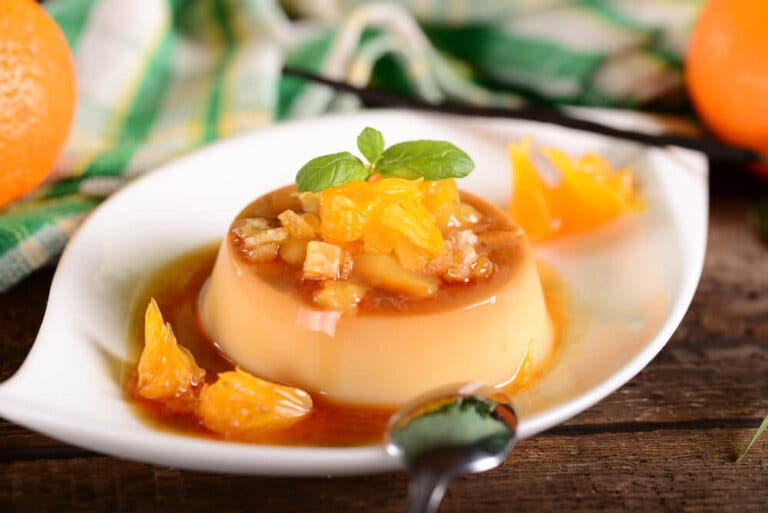 Recetas para preparar un delicioso flan de naranja
