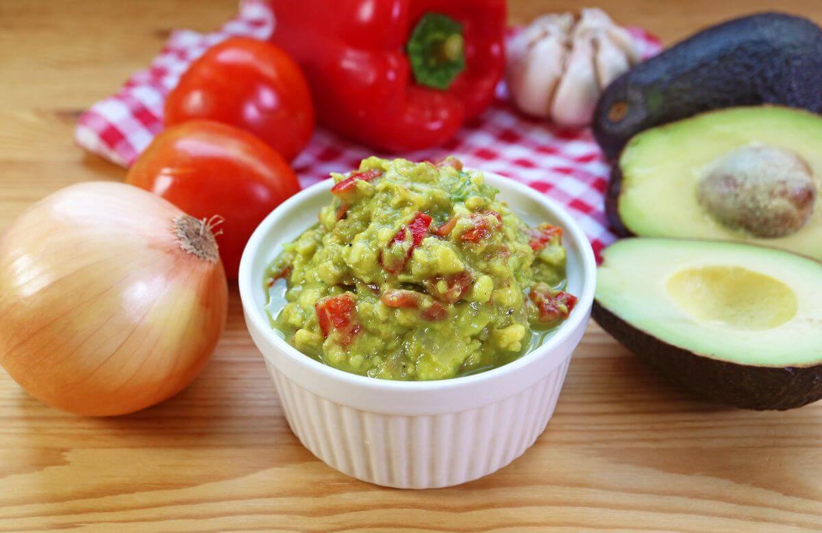 Guacamole casero.