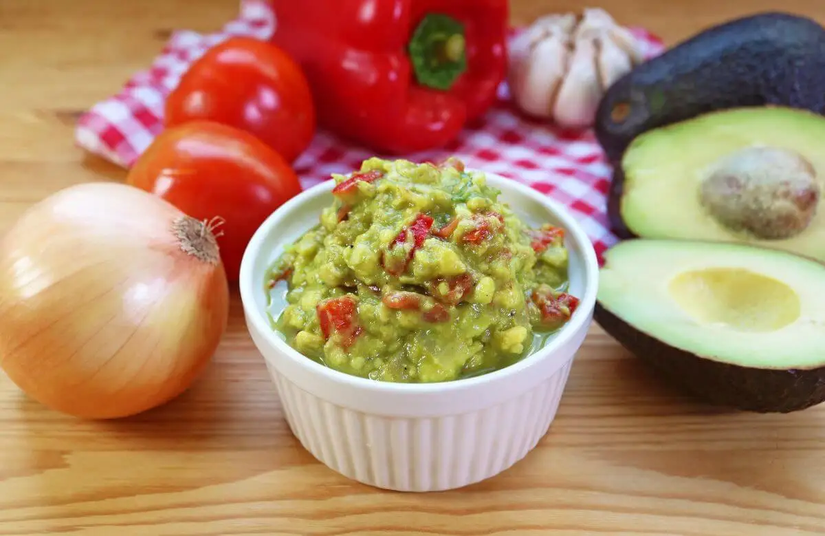 Guacamole casero.
