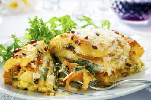 Receta de lasaña de camote