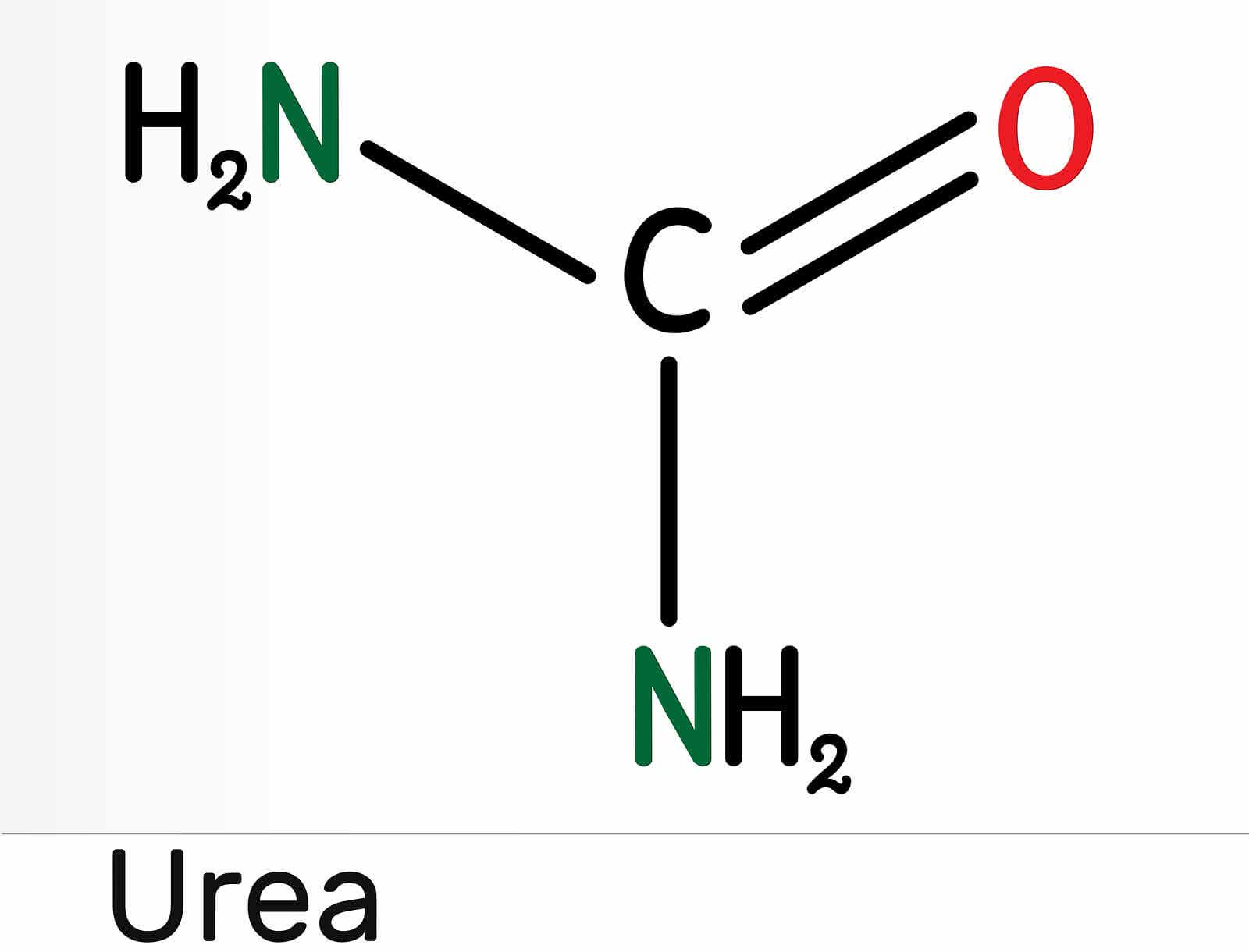 Molécula de la urea.