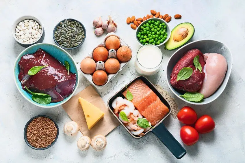 Proteínas en la dieta.