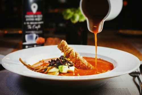 Receta de sopa azteca