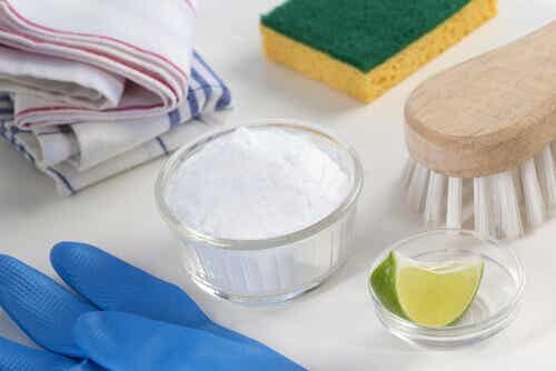 bicarbonato para la limpieza