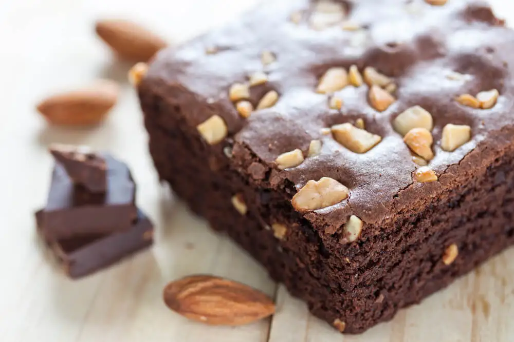 Brownie sin gluten.