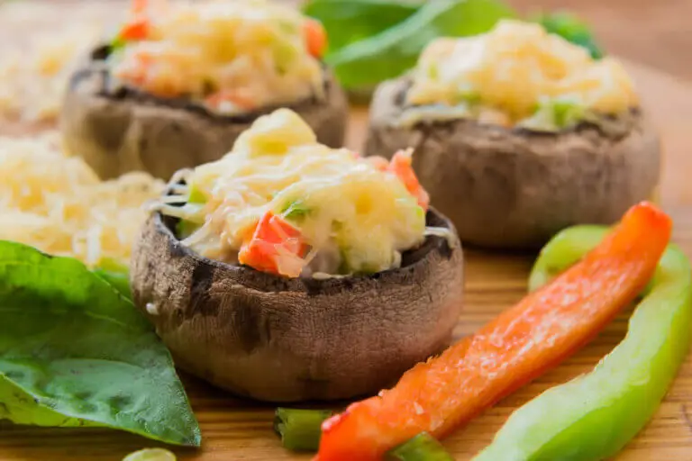 Receta de portobellos rellenos, para los amantes de los champiñones