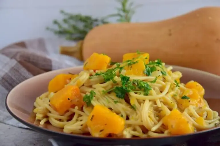 Receta de espaguetis con calabaza