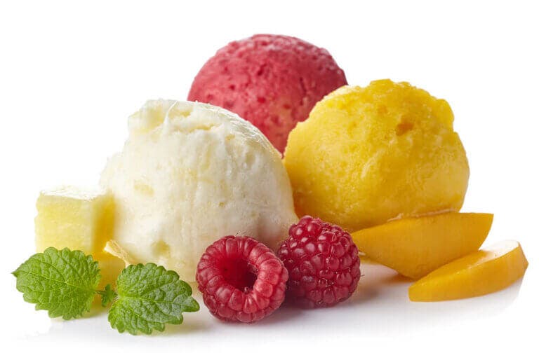 3 sorbetes de fruta para disfrutar los días de calor