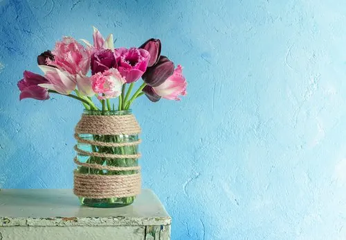 Los tarros son excelentes elementos decorativos.