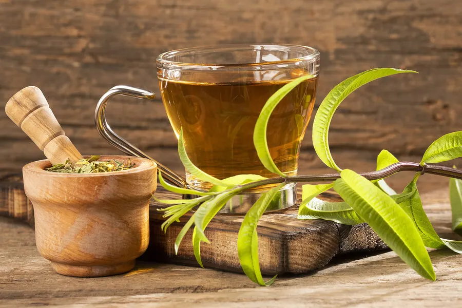 Té de hierbaluisa.