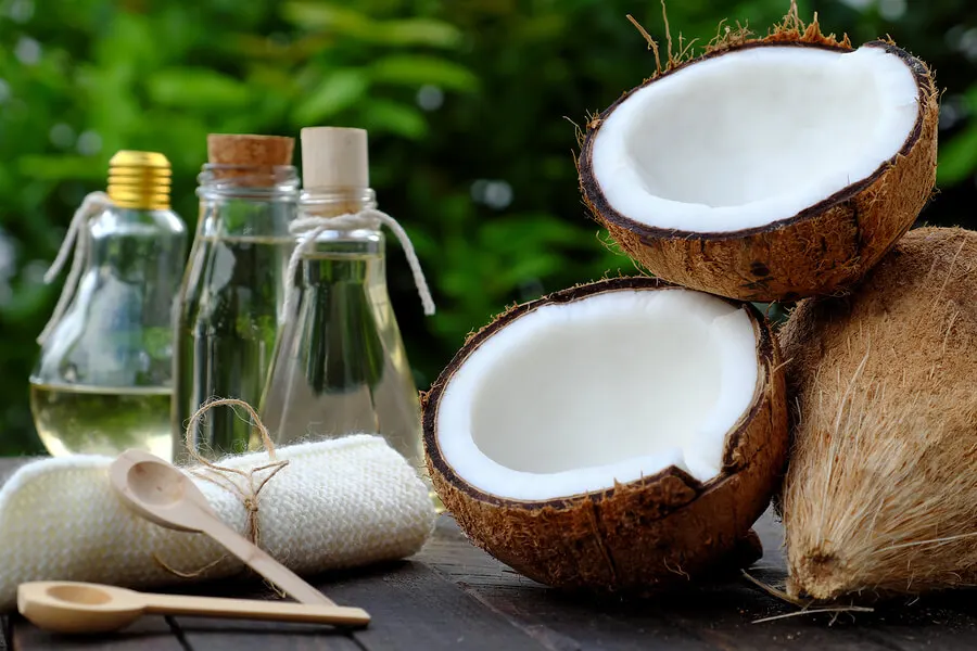 Tratamientos con aceite de coco para la piel.