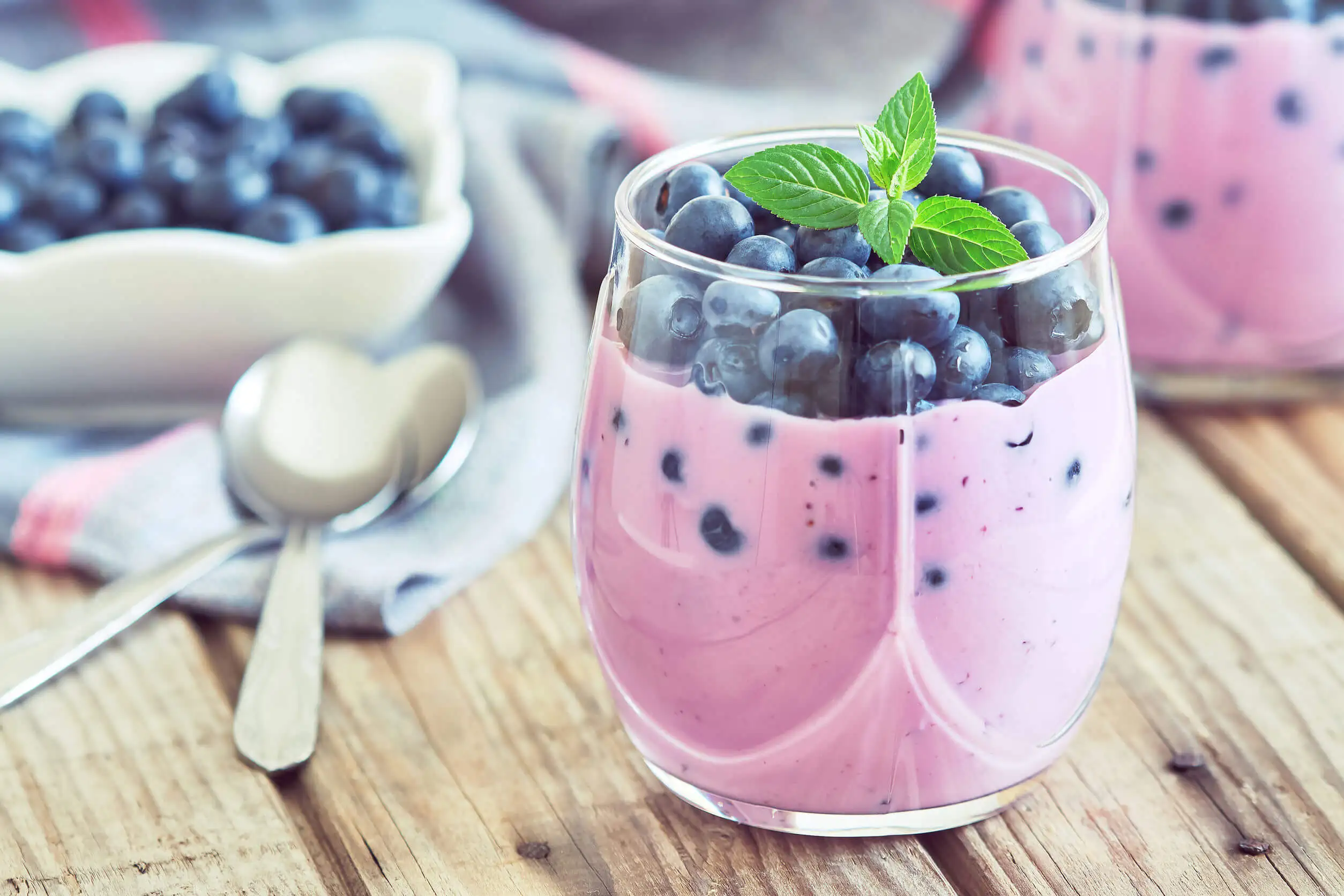 Anthocyane - Blaubeeren mit Joghurt