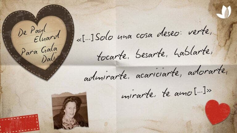 Carta de Paul Éluard a Gala Dalí