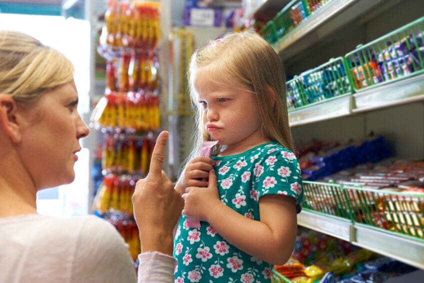 Berrinches de niños en público
