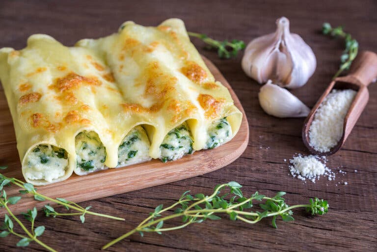 Descubre cómo preparar canelones de verdura en casa