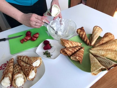 Aprende a preparar estos deliciosos canutillos rellenos de crema