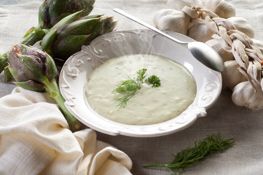 Adelgazar con alcachofa: puré de verdura