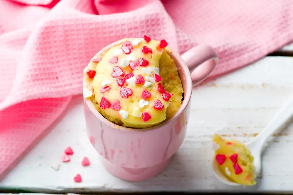 mug cake de limón