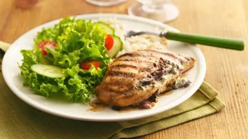 Pechuga de pollo a la miel y mostaza
