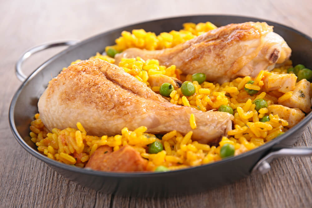 Receta de arroz con pollo muy al estilo español - Mejor con Salud