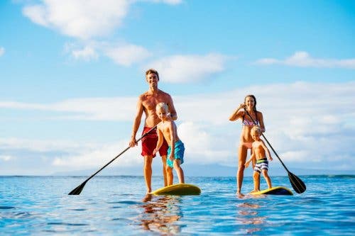 Surf en familia