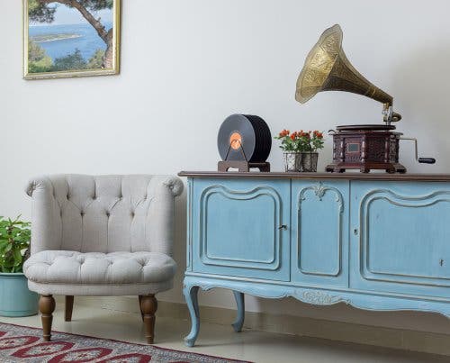 Habitación estilo vintage