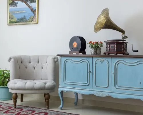 Habitación estilo vintage