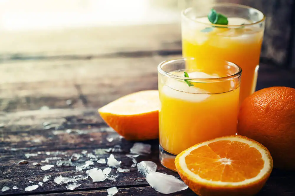 Du jus d'orange.