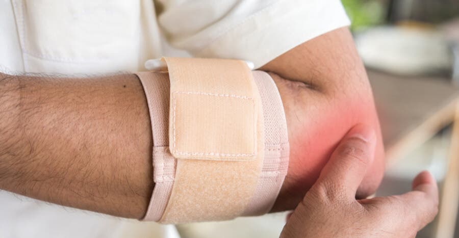 Bursitis en el codo.