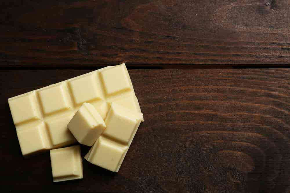 Chocolate blanco no es saludable