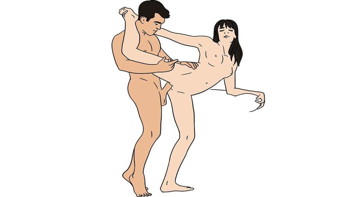 Pose contorsionista.