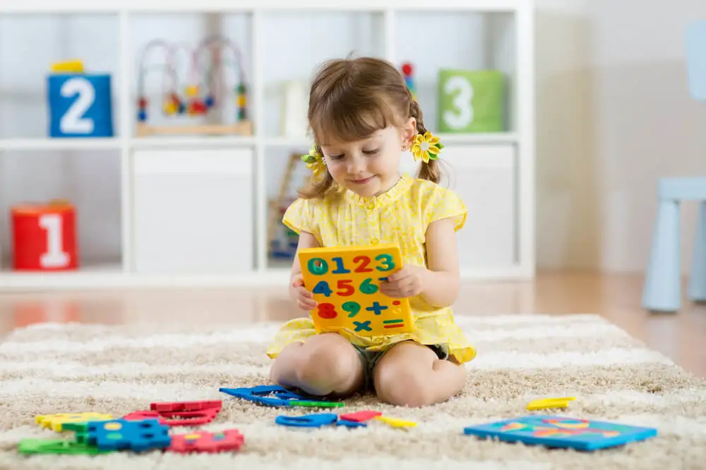 Los niños con autismo y los números